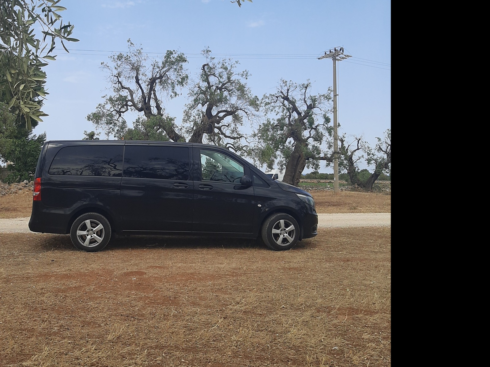 Mercedes-Benz Vito for private transfers in Calabria